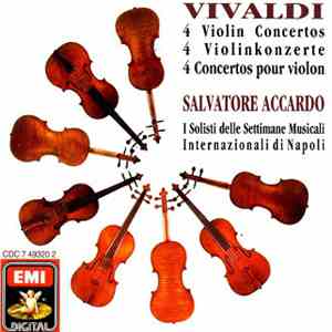 Antonio Vivaldi, Salvatore Accardo, I Solisti Delle Settimane Musicali Internazionali di Napoli - Vivaldi: 4 Violin Concertos/4 Violinkonzerte/4 Concertos Pour Violon download free