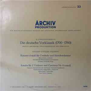 Johann Gottlieb Goldberg − Eliza Hansen, Streicher Des Pfalzorchesters Ludwigshafen, Christoph Stepp, Camerata Instrumentale Der Hamburger Telemann-Gesellschaft, Thomas Brandis, Helga Rehm, Edwin Koch, Karl Grebe - Konzert D-Moll Für Cembalo Und Streichor download free