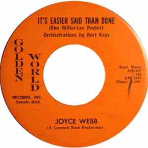 Joyce Webb - It's Easier Said Than Done download free
