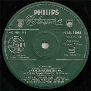 P. Mascagni, R. Leoncavallo ; The Hilversum Radio Orchestra Cond: By Paul Van Kempen - Cavalleria Rusticana download free