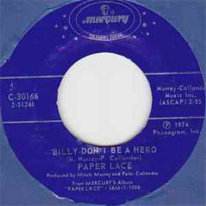 Paper Lace - Billy - Don't Be A Hero download free
