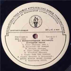 Various - 3-й Международный фестиваль эстрадной песни - г. Сопот 1963 download free